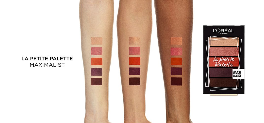 OAP MAKEUP LA PETITE PALETTE MAXIMALIST SWATCH 3 SKINS